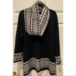 Plus Size Sweater with Scarf​​​​​​​​​​